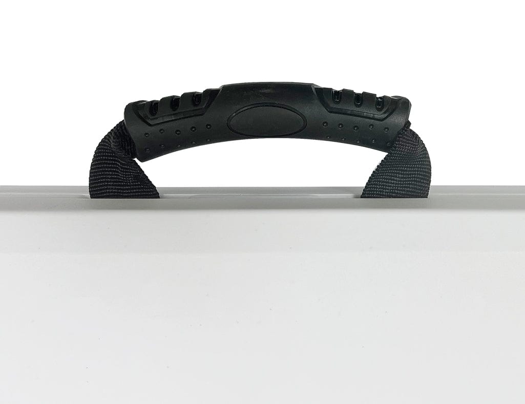 Chivari 72" x 30" (6 Foot) Rectangle Fold-In-Half Plastic Table TPLSRT7230-BF-LF-T