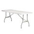 Chivari 72" x 30" (6 Foot) Rectangle Heavy Duty Plastic Folding Table TPLSRT7230-LF-T