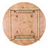 8 Plywood 72" (6 Foot) Round Folding Tables with Vinyl Edge + Extra Large Steel Banquet Table Cart
