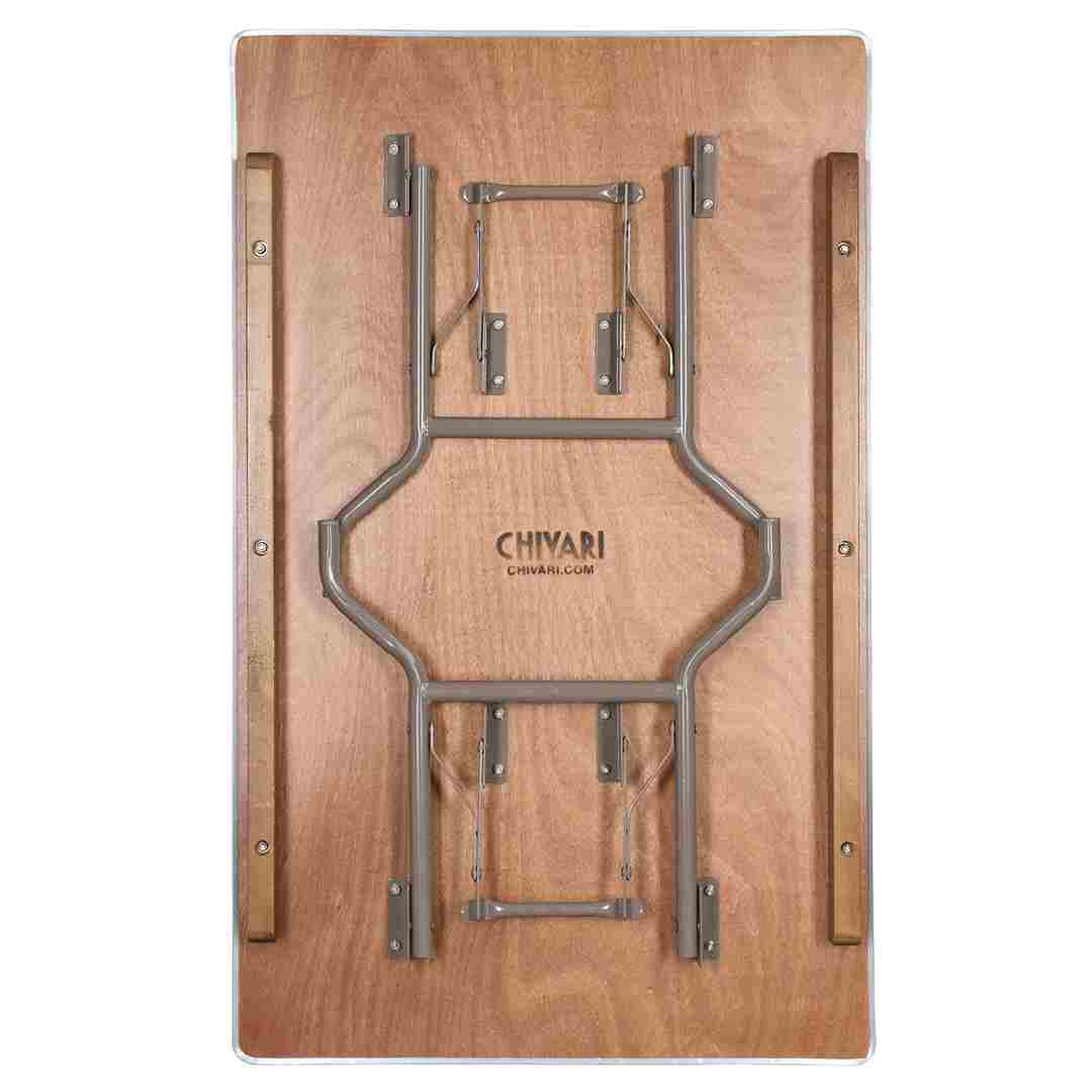 Chivari Kids 48" x 30" (4 Foot) Rectangle Plywood Folding Banquet Table TPLYRT4830MG-KID-AX-T