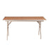 Chivari 60" x 30" (5 Foot) Rectangle Heavy Duty Plywood Folding Table with Steel Skeleton™ TPLYRT6030MG-ST-AX-T