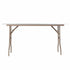 Chivari 60" x 30" (5 Foot) Rectangle Heavy Duty Plywood Folding Table with Steel Skeleton™ TPLYRT6030MG-ST-AX-T