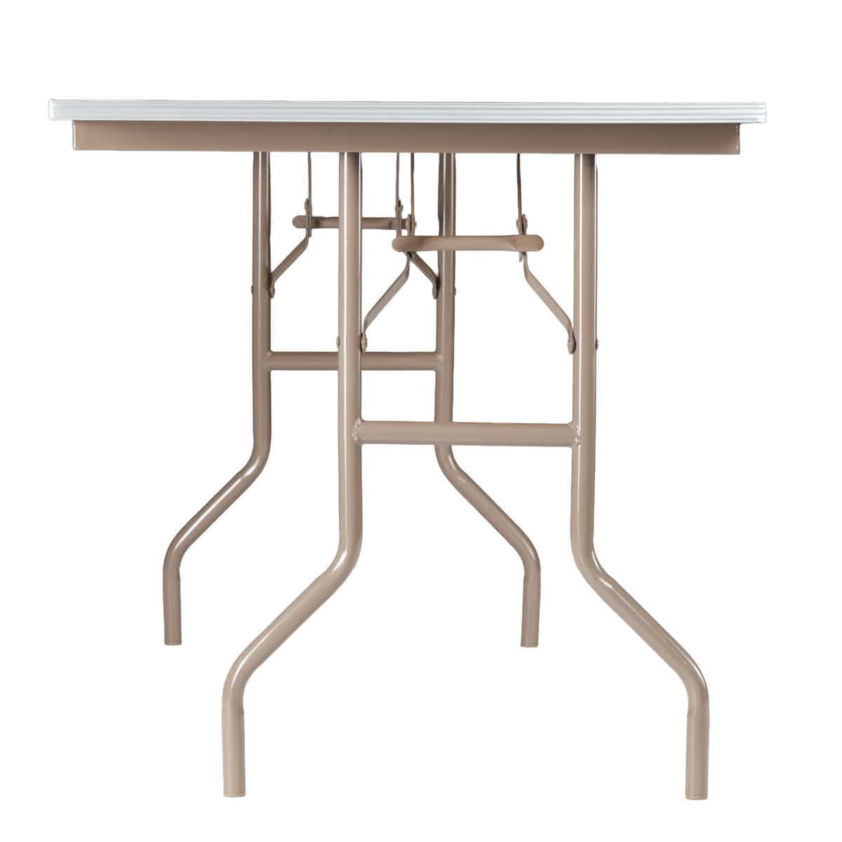 Chivari 60" x 30" (5 Foot) Rectangle Heavy Duty Plywood Folding Table with Steel Skeleton™ TPLYRT6030MG-ST-AX-T