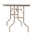 Chivari 60" x 30" (5 Foot) Rectangle Heavy Duty Plywood Folding Table with Steel Skeleton™ TPLYRT6030MG-ST-AX-T