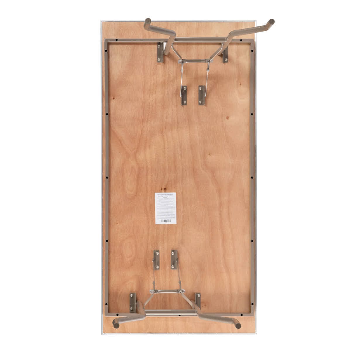 Chivari 60" x 30" (5 Foot) Rectangle Heavy Duty Plywood Folding Table with Steel Skeleton™ TPLYRT6030MG-ST-AX-T