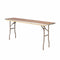 Chivari 72" x 18" (6 Foot) Rectangle Heavy Duty Plywood Folding Seminar Table with Metal Edge TPLYRT7218MG-AX-T