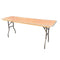 Chivari 72" x 24" (6 Foot) Rectangle Plywood Folding Table TPLYRT7224MG-AX-T