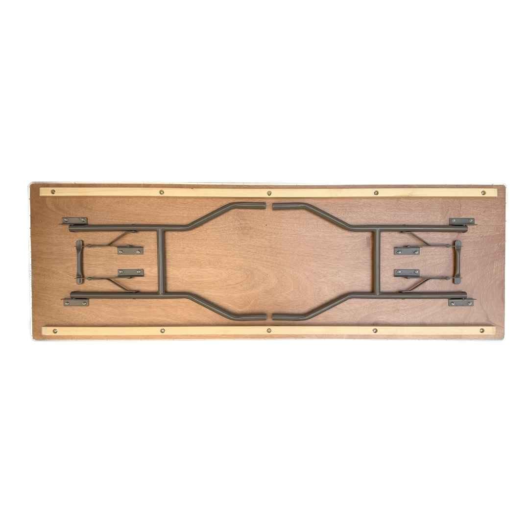 Chivari 72" x 24" (6 Foot) Rectangle Plywood Folding Table TPLYRT7224MG-AX-T