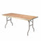 Chivari 72" x 30" (6 Foot) Rectangle Plywood Folding Table TPLYRT7230MG-AX-T