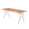 Chivari 72" x 30" (6 Foot) Rectangle Heavy Duty Plywood Folding Table TPLYRT7230VG-AX-T