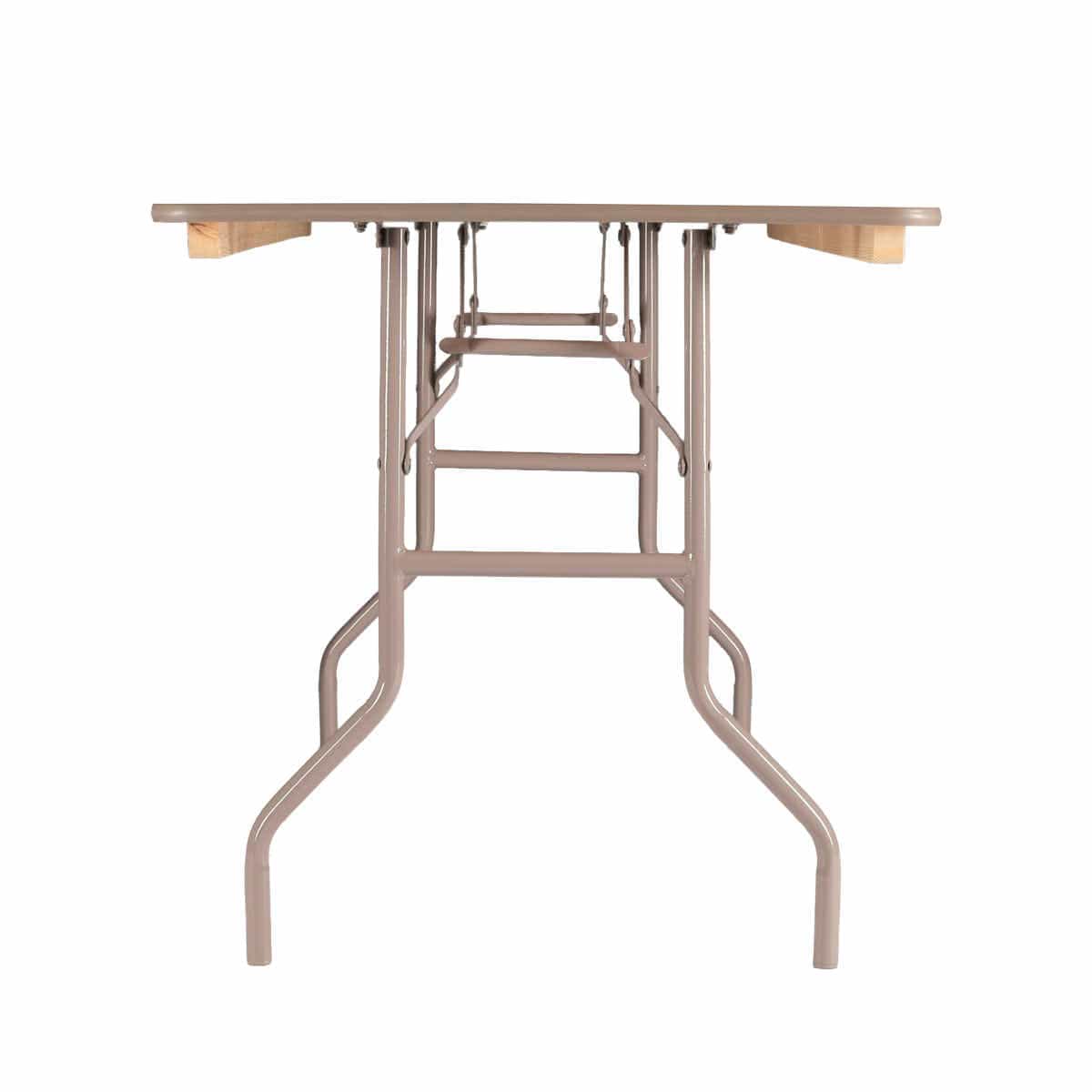 Chivari 72" x 30" (6 Foot) Rectangle Heavy Duty Plywood Folding Table TPLYRT7230VG-AX-T