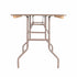 Chivari 72" x 30" (6 Foot) Rectangle Heavy Duty Plywood Folding Table TPLYRT7230VG-AX-T