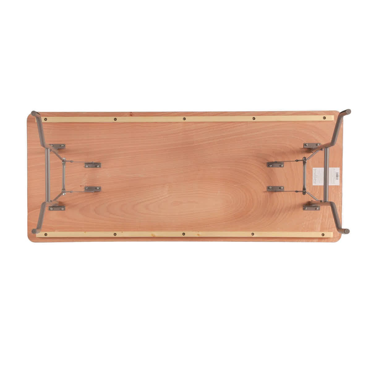 Chivari 72" x 30" (6 Foot) Rectangle Heavy Duty Plywood Folding Table TPLYRT7230VG-AX-T