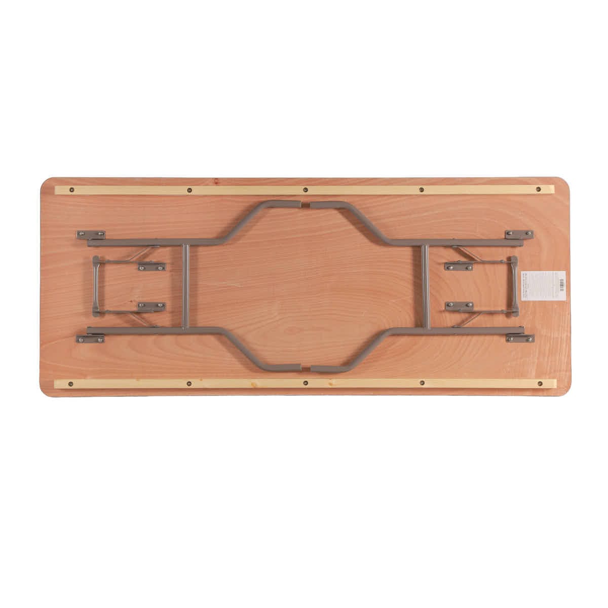 Chivari 72" x 30" (6 Foot) Rectangle Heavy Duty Plywood Folding Table TPLYRT7230VG-AX-T