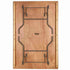 Chivari 72" x 48" (6 Foot) Rectangle Plywood Folding Table with Metal Edge TPLYRT7248MG-AX-T
