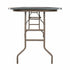 Chivari 96" x 30" (8 Foot) Kitchen Prep Folding Table with Steel Skeleton™ TPLYRT9630M-KCH-AX-T
