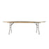8 Plywood 96" x 30" (8 Foot) Rectangle Folding Tables with Vinyl Edge + Extra Large Steel Banquet Table Cart