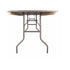 8 Plywood 96" x 30" (8 Foot) Rectangle Folding Tables with Vinyl Edge + Extra Large Steel Banquet Table Cart