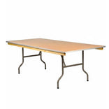 96" x 48" (8 Foot) Rectangle Plywood Folding Table