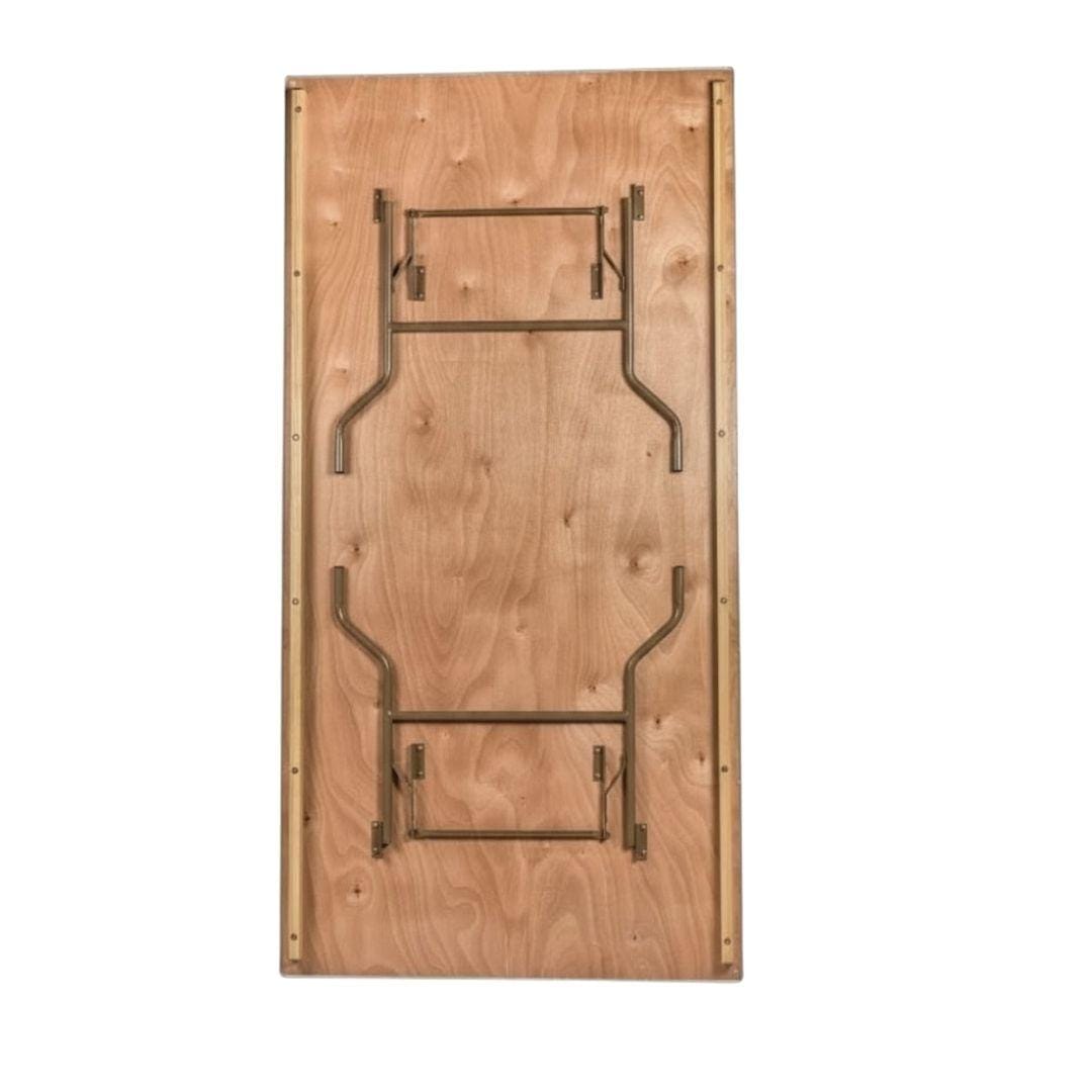 Chivari 96" x 48" (8 Foot) Rectangle Plywood Folding Table TPLYRT9648MG-AX-T