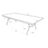 Chivari 96" x 48" (8 Foot) Rectangle Plywood Folding Table TPLYRT9648MG-AX-T