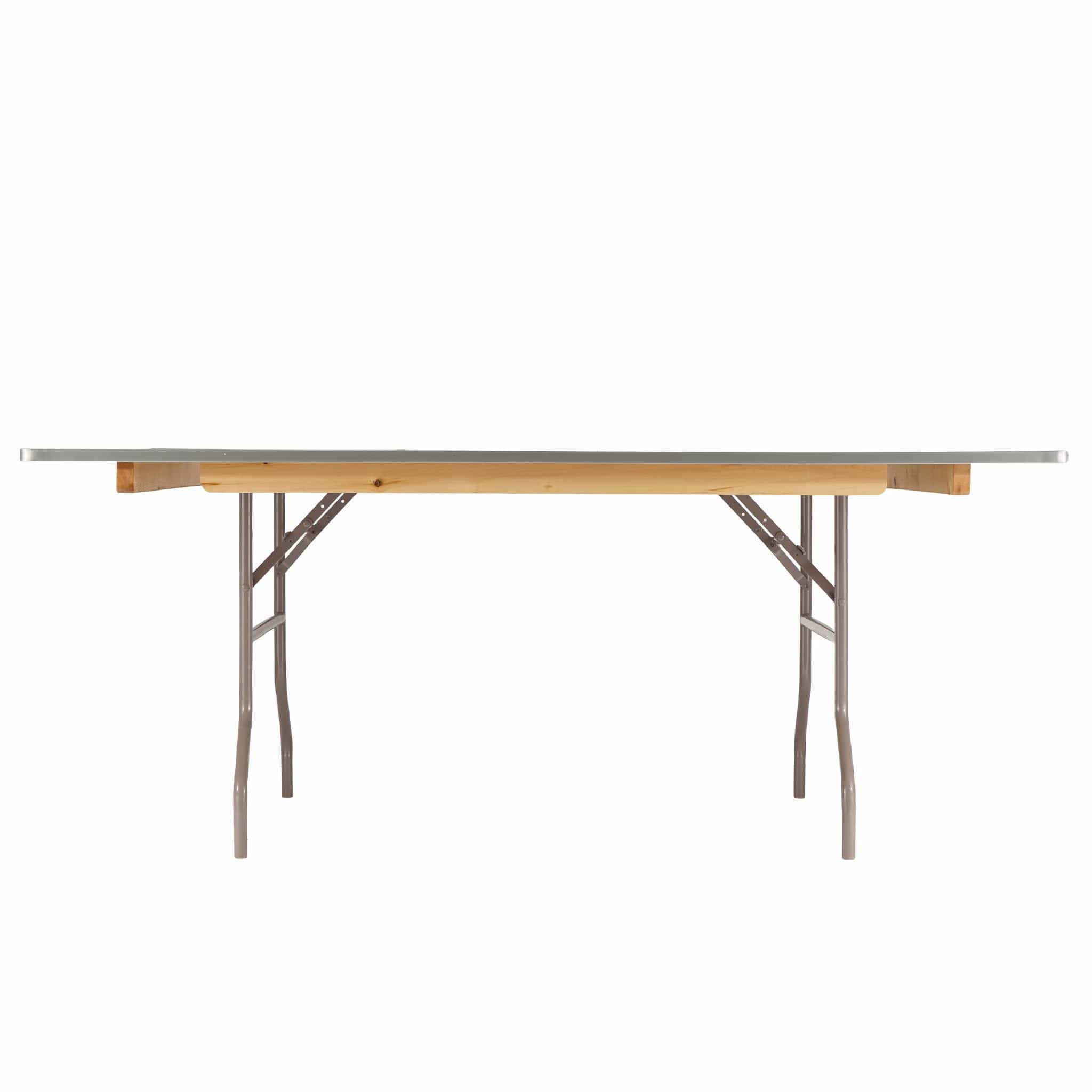 Chivari 72" x 72" (6 Foot) Square Plywood Folding Table TPLYSQ72MG-AX-T