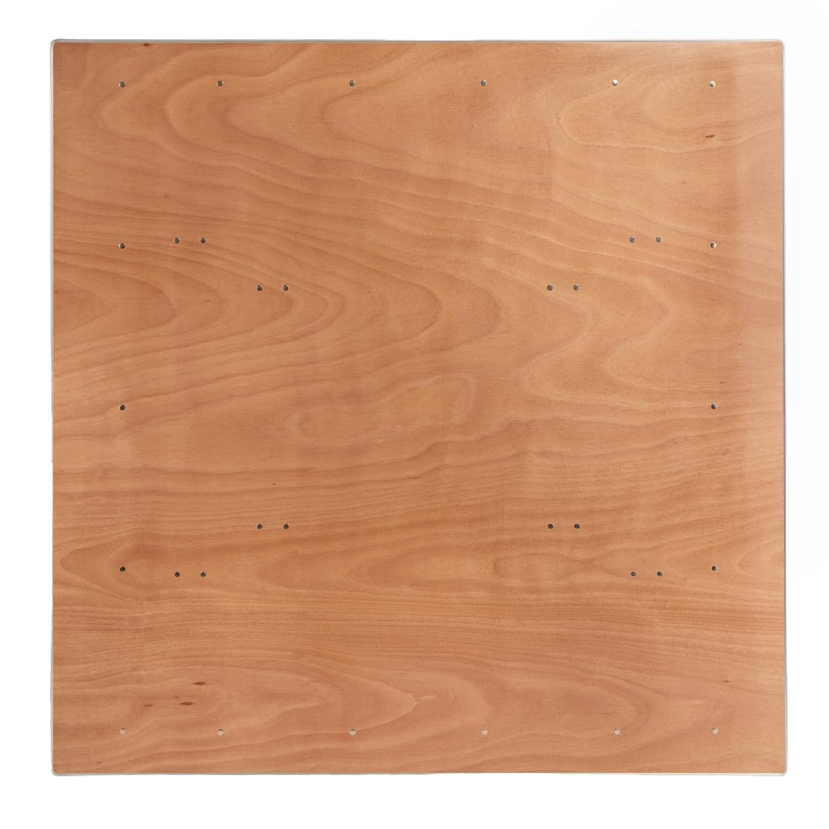 Chivari 72" x 72" (6 Foot) Square Plywood Folding Table TPLYSQ72MG-AX-T