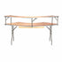 Chivari 7 Foot (84" x 30") Serpentine Plywood Table and Bar Top TPLYSRP84-BAR-KT-AX
