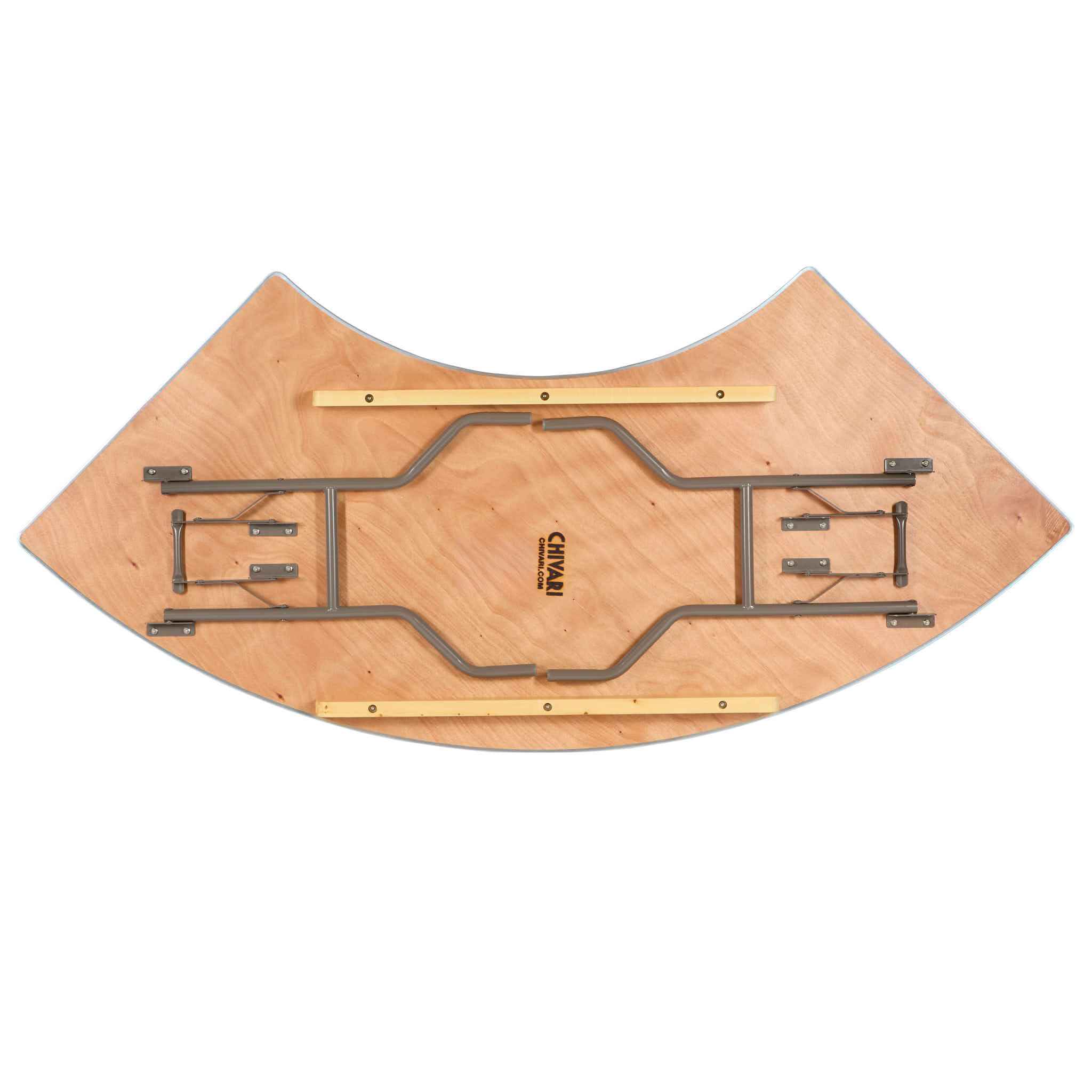 Chivari 7 Foot (84" x 30") Serpentine Plywood Table and Bar Top TPLYSRP84-BAR-KT-AX