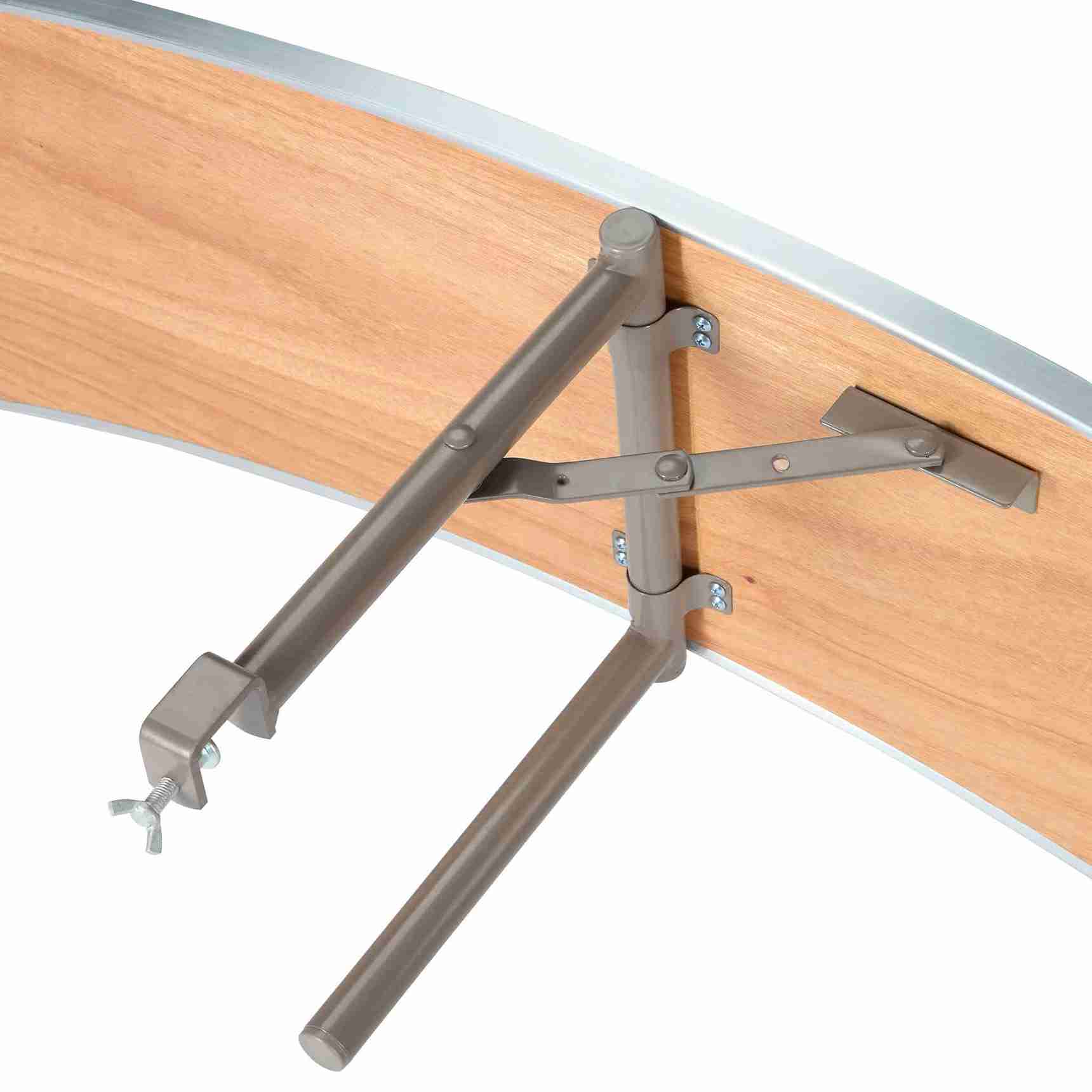 Chivari 7 Foot (84" x 30") Serpentine Plywood Table and Bar Top TPLYSRP84-BAR-KT-AX