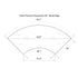 Chivari 84" x 30" (7 Foot) Serpentine Plywood Steel Skeleton Folding Table TPLYSRP84MG-ST-AX