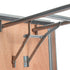 Chivari 48" x 24" (4 Foot) Stainless Steel Counter Height Kitchen Folding Table with Steel Skeleton™ TSTNRT4824-AX