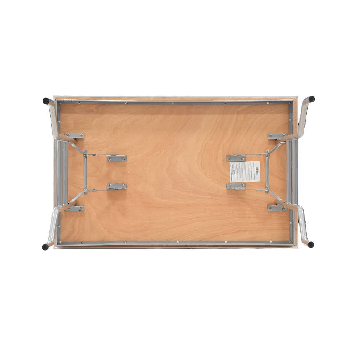Chivari 48" x 30" (4 Foot) Stainless Steel Counter Height Kitchen Folding Table with Steel Skeleton™ TSTNRT4830-AX