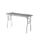 Chivari 60" x 24" (5 Foot) Stainless Steel Counter Height Kitchen Folding Table with Steel Skeleton™ TSTNRT6024-AX