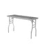 Chivari 60" x 24" (5 Foot) Stainless Steel Counter Height Kitchen Folding Table with Steel Skeleton™ TSTNRT6024-AX