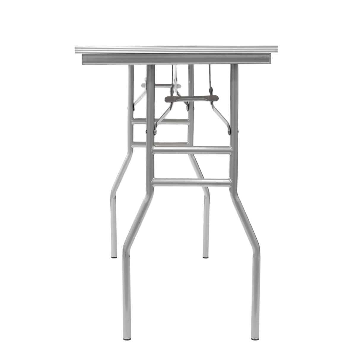 Chivari 60" x 24" (5 Foot) Stainless Steel Counter Height Kitchen Folding Table with Steel Skeleton™ TSTNRT6024-AX