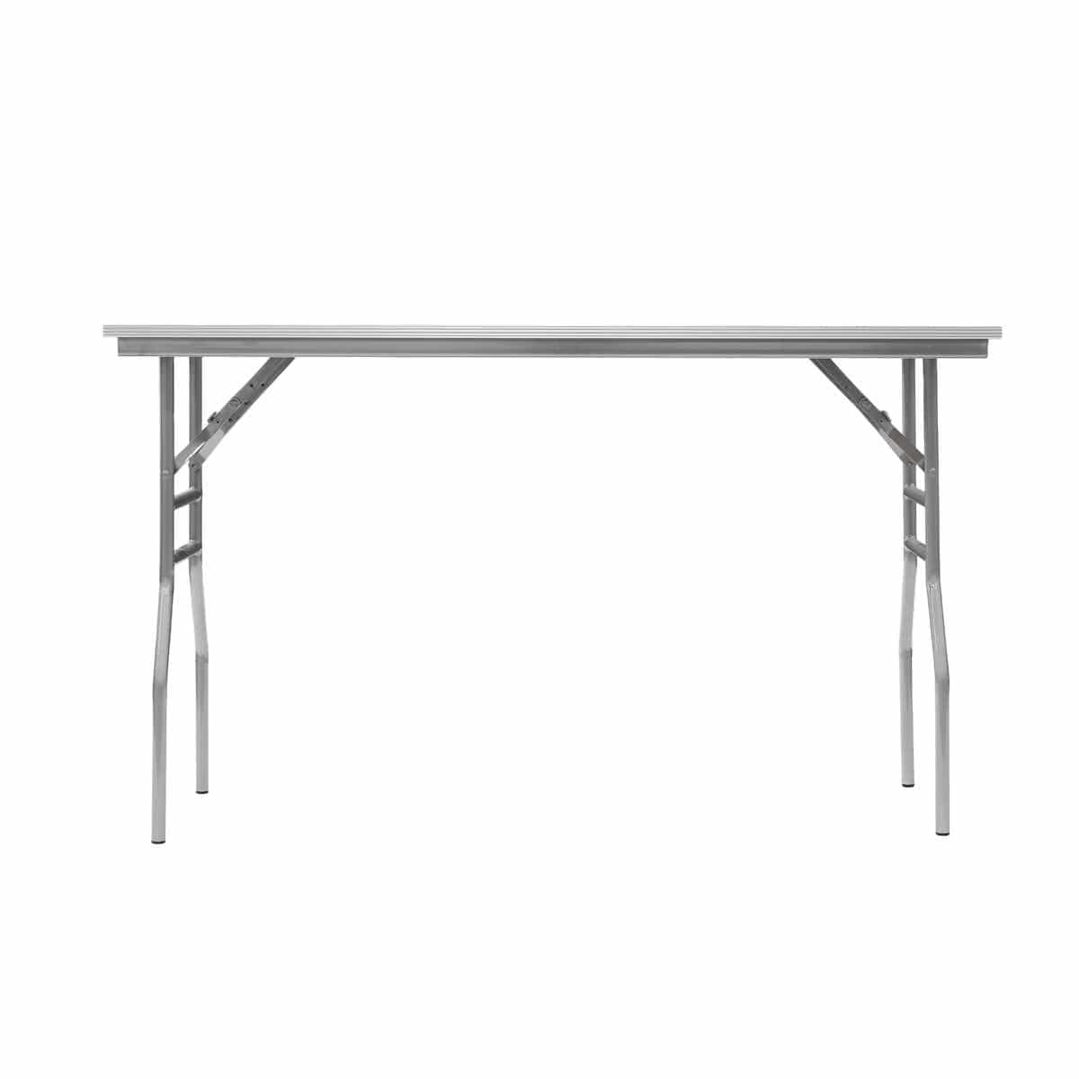 Chivari 60" x 24" (5 Foot) Stainless Steel Counter Height Kitchen Folding Table with Steel Skeleton™ TSTNRT6024-AX