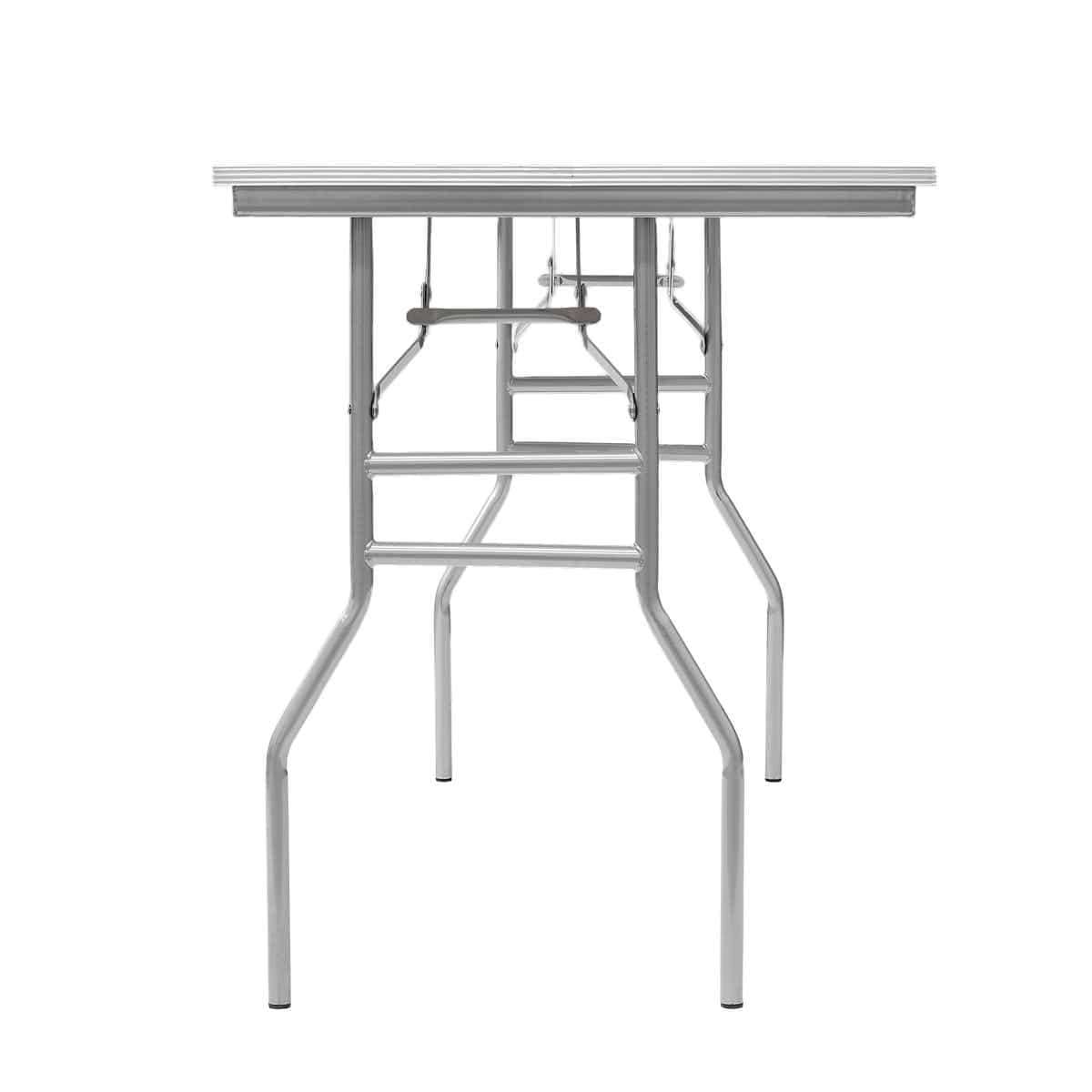 Chivari 60" x 30" (5 Foot) Stainless Steel Counter Height Kitchen Folding Table with Steel Skeleton™ TSTNRT6030-AX