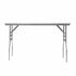 Chivari 60" x 30" (5 Foot) Stainless Steel Counter Height Kitchen Folding Table with Steel Skeleton™ TSTNRT6030-AX