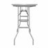 Chivari 72" x 24" (6 Foot) Stainless Steel Counter Height Buffet Folding Table with Steel Skeleton™ TSTNRT7224-AX
