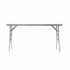 Chivari 72" x 24" (6 Foot) Stainless Steel Counter Height Kitchen Folding Table with Steel Skeleton™ TSTNRT7224-AX