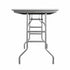 Chivari 72" x 30" (6 Foot) Stainless Steel Counter Height Buffet Folding Table with Steel Skeleton™ TSTNRT7230-AX