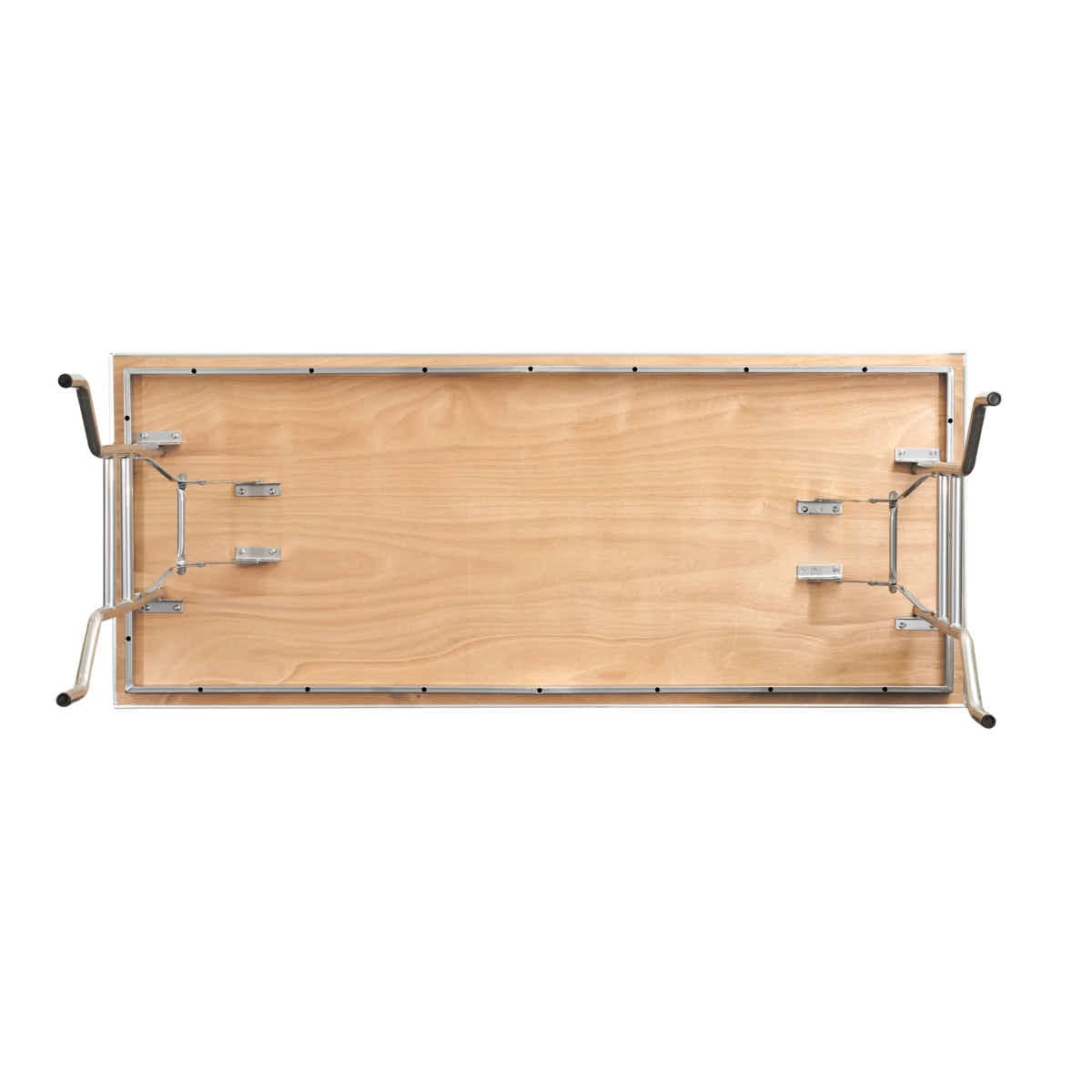Chivari 72" x 30" (6 Foot) Stainless Steel Counter Height Buffet Folding Table with Steel Skeleton™ TSTNRT7230-AX