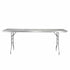 Chivari 96" x 30" (8 Foot) Stainless Steel Counter Height Buffet Folding Table with Steel Skeleton™ TSTNRT9630-AX