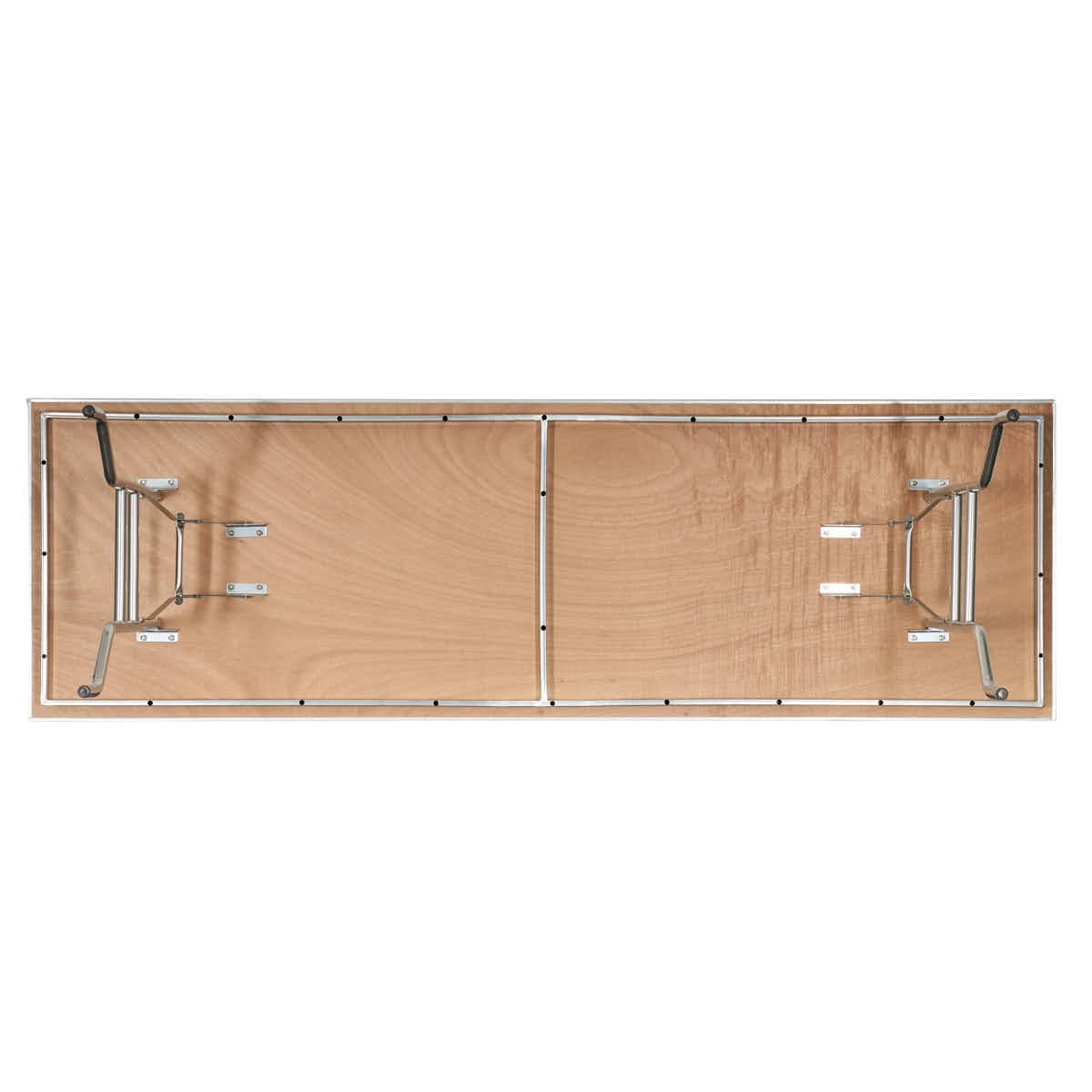 Chivari 96" x 30" (8 Foot) Stainless Steel Counter Height Buffet Folding Table with Steel Skeleton™ TSTNRT9630-AX