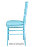Chivari Turquoise Blue ColorCore™ Resin Steel Skeleton™ Chiavari Chair CCRTB-STEEL-AX-T