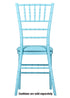 Chivari Turquoise Blue ColorCore™ Resin Steel Skeleton™ Chiavari Chair CCRTB-STEEL-AX-T