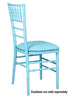 Chivari Turquoise Blue ColorCore™ Resin Steel Skeleton™ Chiavari Chair CCRTB-STEEL-AX-T