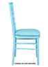 Chivari Turquoise Blue ColorCore™ Resin Steel Skeleton™ Chiavari Chair CCRTB-STEEL-AX-T