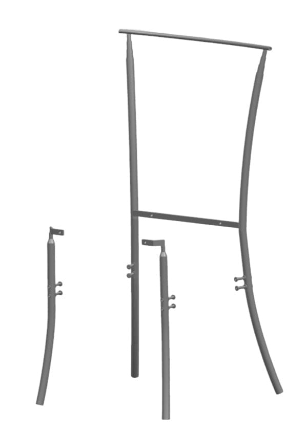 Chivari Black Steel Skeleton™ Willow Chair CWRB-ST-AX